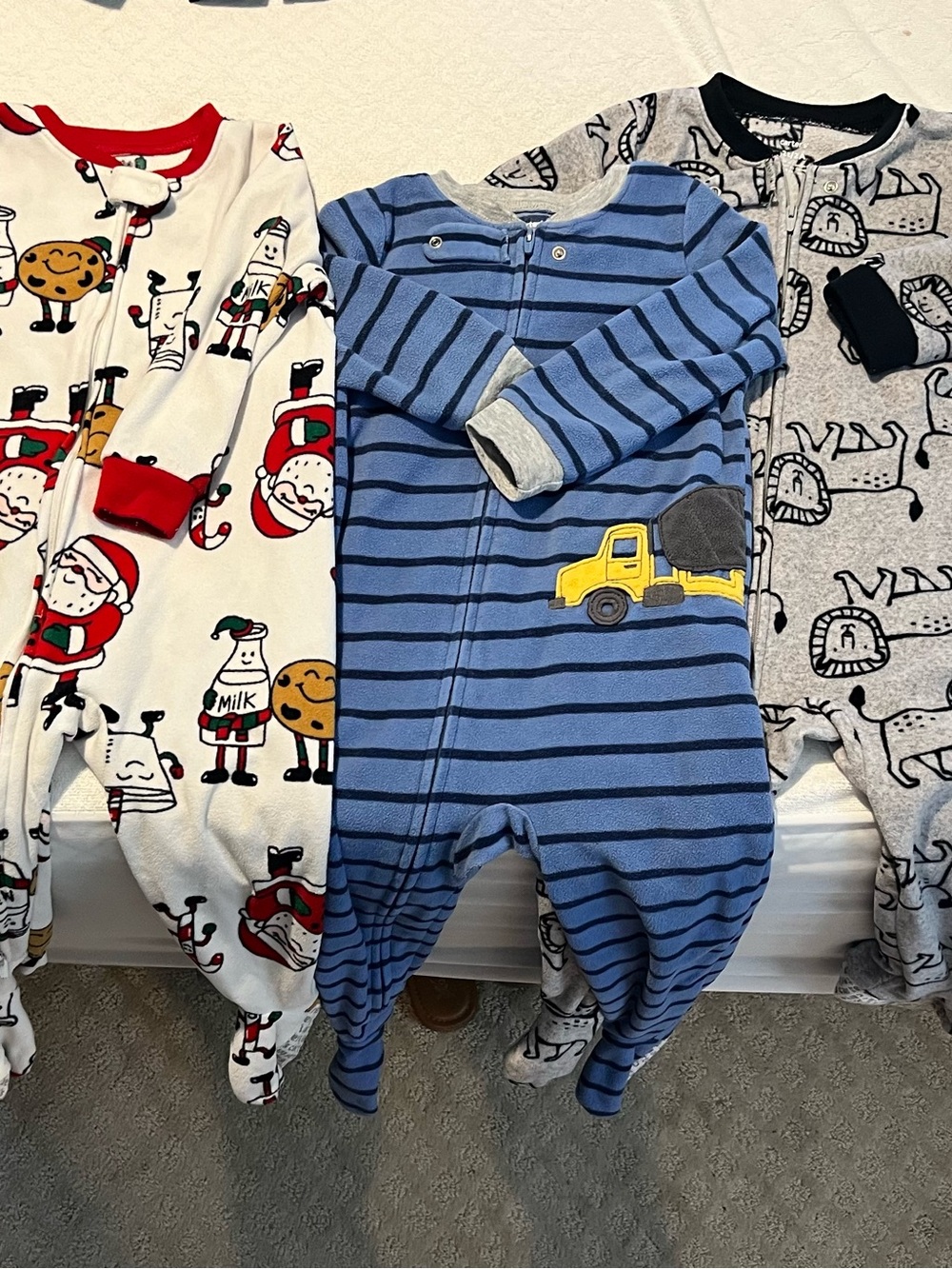 24mo/2T fleece sleepers